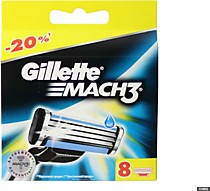 Сменные кассеты Gillette Mach3, 8 шт