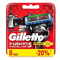 Сменные кассеты Gillette Fusion Proglide Power, 8 шт