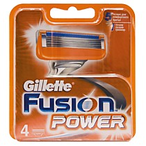 Сменные кассеты Gillette Fusion Power, 4 шт