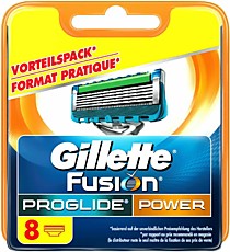 Сменные кассеты Gillette Fusion Proglide Power, 8 шт