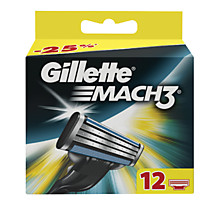 Сменные кассеты Gillette Mach3, 12 шт