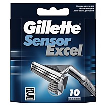 Сменные кассеты Gillette Sensor Excel, 10 шт
