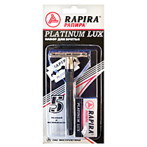 Т-образная бритва Rapira Platinum Lux