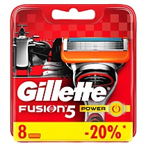 Сменные кассеты Gillette Fusion5 Power, 8 шт