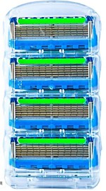 Сменные кассеты Gillette Fusion Proglide Power, 4 шт без упаковки