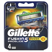 Сменные кассеты Gillette Fusion Proglide Power, 4 шт