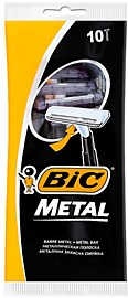 Бритвенный станок BIC Metal, 10 шт