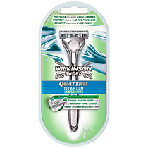 Бритвенный станок Schick Quattro Titanium Sensitive 2 кассеты