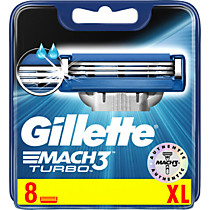 Сменные кассеты Gillette Mach3 Turbo, 8 шт