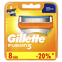 Сменные кассеты Gillette Fusion5, 8 шт