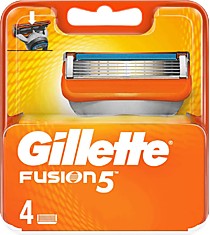 Сменные кассеты Gillette Fusion5, 4 шт