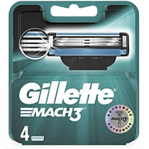 Сменные кассеты Gillette Mach3, 4 шт